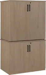 Double Storage Cabinet Tower