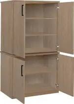 Double Storage Cabinet Tower