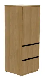 Vertical Storage Cabinet with Drawers