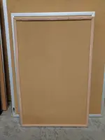 Cork Bulletin Board With Wood Frame