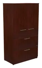 Storage Cabinet with Lateral File Drawers
