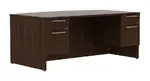Bow Front Desk with Drawers