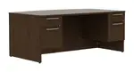 Bow Front Desk with Drawers