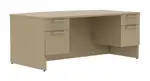 Bow Front Desk with Drawers