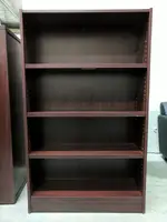 36x60 HON Mahogany Laminate Bookshelf 