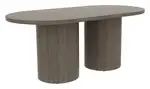 Racetrack Conference Table with Drum Base