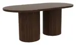 Racetrack Conference Table with Drum Base