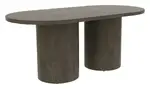 Racetrack Conference Table with Drum Base