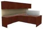 Two Person Desk with Storage