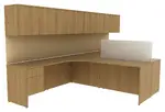 Two Person Desk with Storage