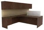 Two Person Desk with Storage