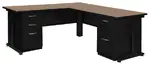 L Shaped Desk with Drawers