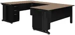 U Shaped Desk with Drawers
