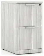 2 Drawer Mobile Pedestal - 28.25 Tall