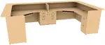 2 Person Reception Desk with Drawers