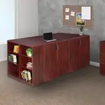 Storage Cabinet Quad with Bookcase