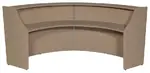 2 Person Curved Reception Desk