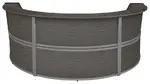 3 Person Curved Reception Desk