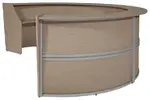 Curved Front Reception Desk