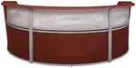3 Person Curved Reception Desk