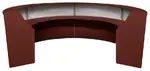 4 Person Curved Reception Desk