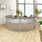 Curved Front Reception Desk