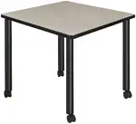 Square Table with Casters