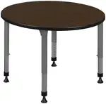 Adjustable Height Round Student Table