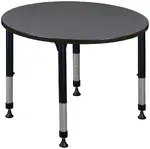 Adjustable Height Round Student Table