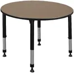 Adjustable Height Round Student Table
