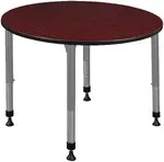 Adjustable Height Round Student Table