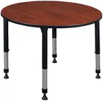 Adjustable Height Round Student Table