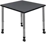Rolling Square Classroom Table