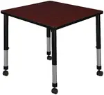 Rolling Square Classroom Table