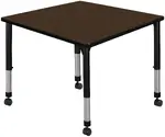 Adjustable Rolling Square Table