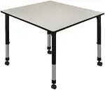 Large Adjustable Rolling Table