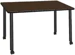 Small Rectangular Mobile Table