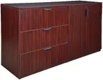 Lateral File Credenza with Shelves
