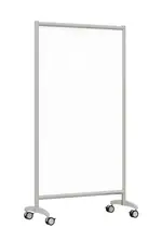 Magnetic Porcelain Dry Erase Whiteboard on Wheels