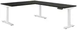 L Shape Height Adjustable Desk
