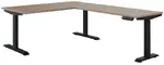 L Shape Height Adjustable Desk