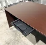 Bow Front Desk with Drawers