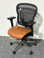 Mesh Back Leather Chair