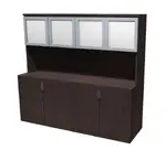 Office Storage Credenza with Hutch