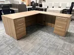 L Shaped Desk with Drawers