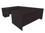 U Shaped Desk with Drawers