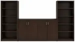 Storage Cabinet Credenza with Bookcases