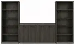 Storage Cabinet Credenza with Bookcases