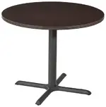 Round Table with Metal Base