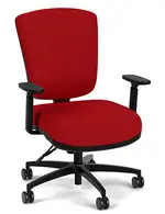 Mid Back Office Chair with Arms